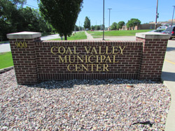 Sign for Coal Valley Municipal Center
