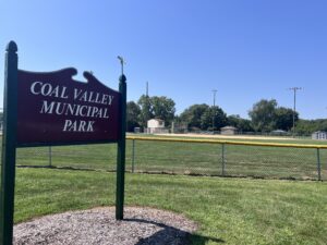 Coal Valley baseball field.